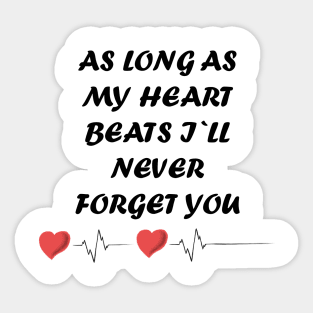 Heart beat. Sticker